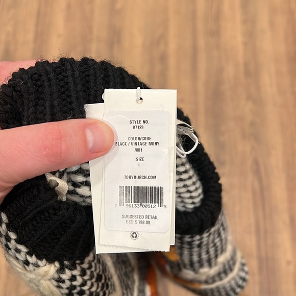 Tory Burch embroidered knit sweater new with tags - Picture 4 of 7